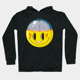 Smiley with a brain. Hoodie